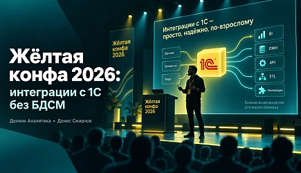 Интеграции с 1С без БДСМ: чем запомнилась Жёлтая конфа 2026