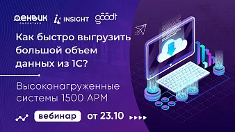 Вебинар Денвик + INSIGHT «Высоконагруженные учетные системы. Highload 1500 АРМ»